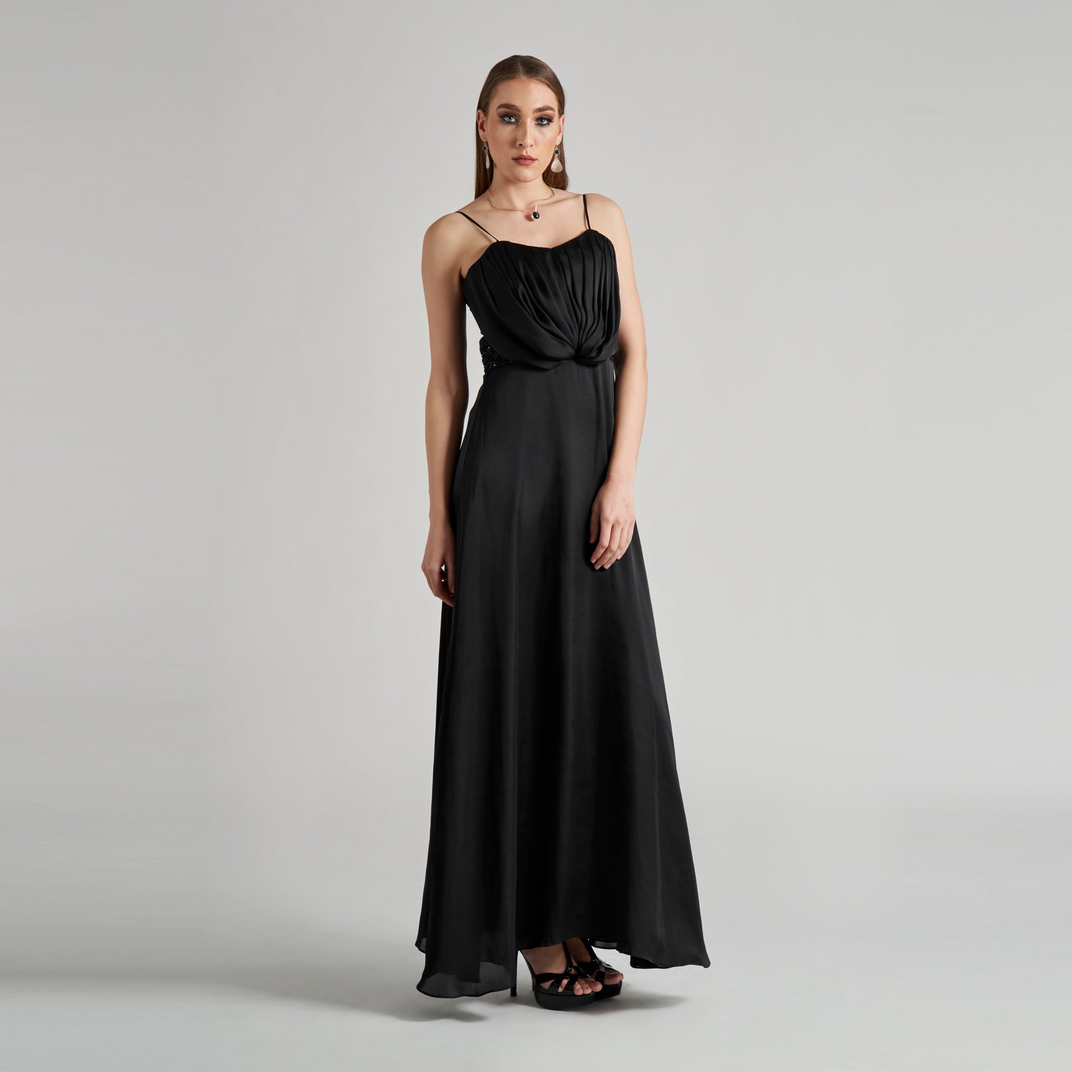 Pleated Bodice Maxi Cenia New York Pleated Bodice Maxi Cenia New York
