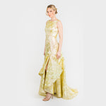 The Sleeveless Side Bottom Flounce Gown - Cenia New York