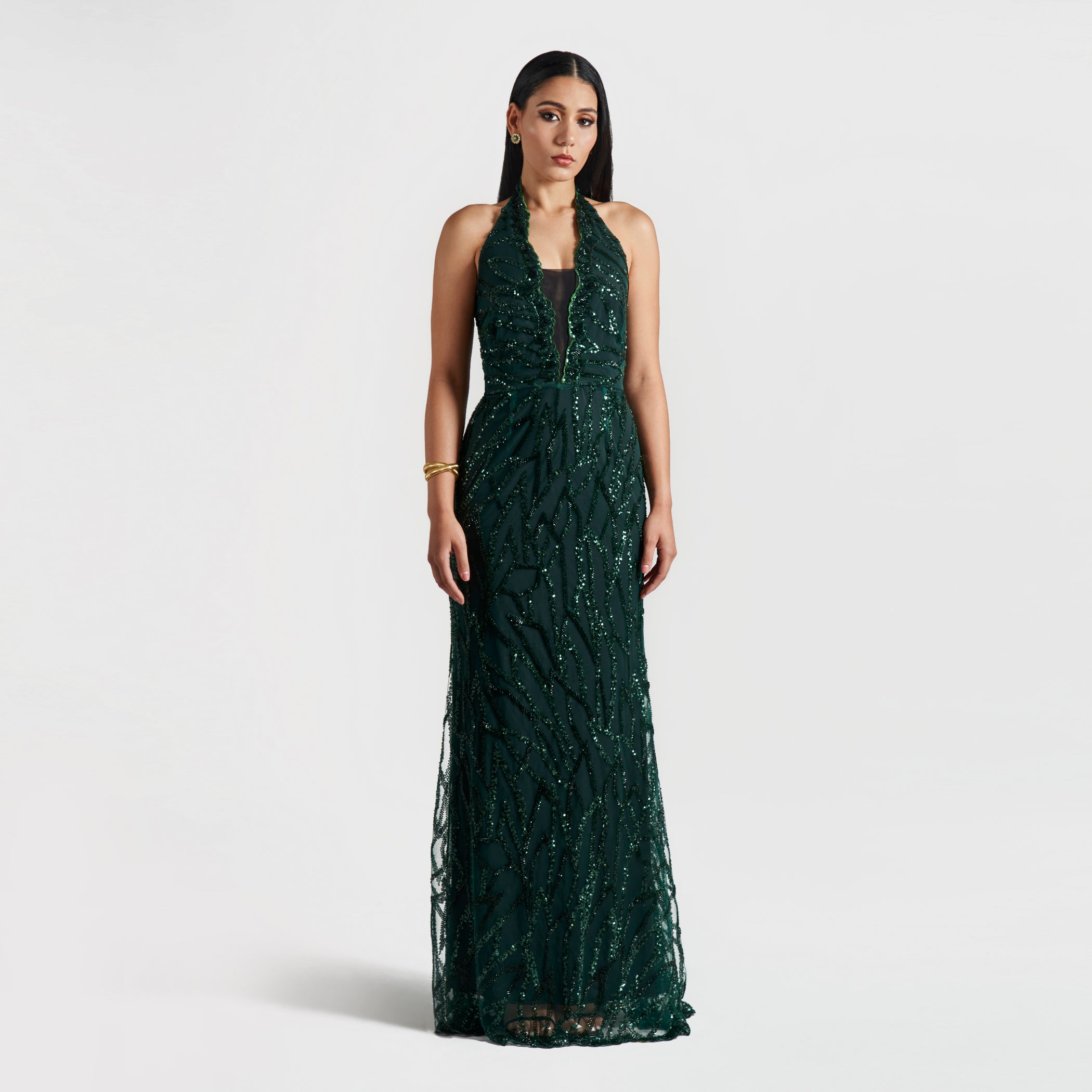 meghan halter dress Meghan Markle Makes a Case for the Halter Top Gown the Way Only a Duchess Can