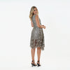 Asymmetryc Nkline Shark Bite Hem Midi