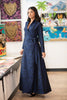 Funnel Neck Wrap Gown - Cenia New York