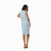 Sleeveless V-neck Signature Sheath