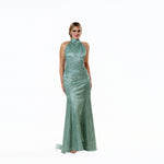 The Starlight Halter Gown