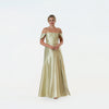 Signature Off-the-Shoulder Scalloped Neckline A-line Gown