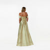 Signature Off-the-Shoulder Scalloped Neckline A-line Gown