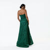 Pointed Strapples A-line Gown