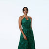 Pointed Strapples A-line Gown