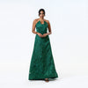 Pointed Strapples A-line Gown
