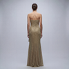 Strapples Draped Ruffle Gown - Cenia New York