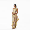 One-Shoulder Asymmetric Flounce Gown