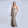 Strapless Wrap Skirt Gown - Cenia New York