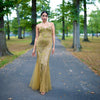 Sweatheart Neckline Godetted Gown