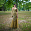 Sweatheart Neckline Godetted Gown