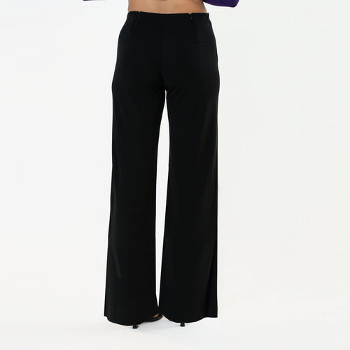 Adjustable Waist Signature Matte Jersey Palazzo