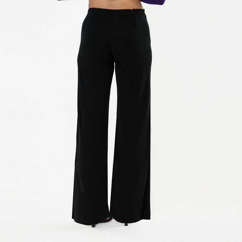 Adjustable Waist Signature Matte Jersey Palazzo