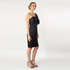 Asymmetric Bow Spaguetti Straps Sheath - Cenia New York