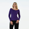 Off The Shoulder Draped Neckline Top