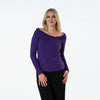 Off The Shoulder Draped Neckline Top