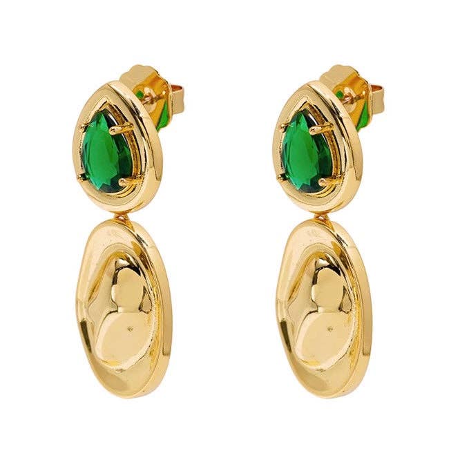 Virginia Emerald Drop Earring