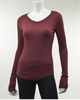 FLAGSHIP-L/S V-Neck T-shirt [Clean-Edge] - Cenia New York