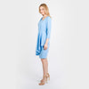 The 3/4 Sleeve Assymmetric Neckline with Overskirt Classic - Cenia New York