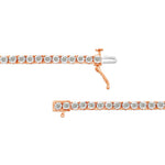1 Carat Real Diamond Tennis Bracelet In Sterling Silver