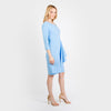 The 3/4 Sleeve Assymmetric Neckline with Overskirt Classic - Cenia New York