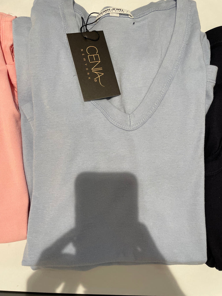 Ventura S/S V-Neck T-Shirt - Cenia New York