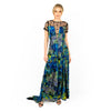Mix-Media Side Flounce Gown - Cenia New York