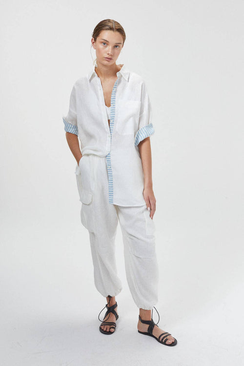 Island Linen Shirt - Off-White