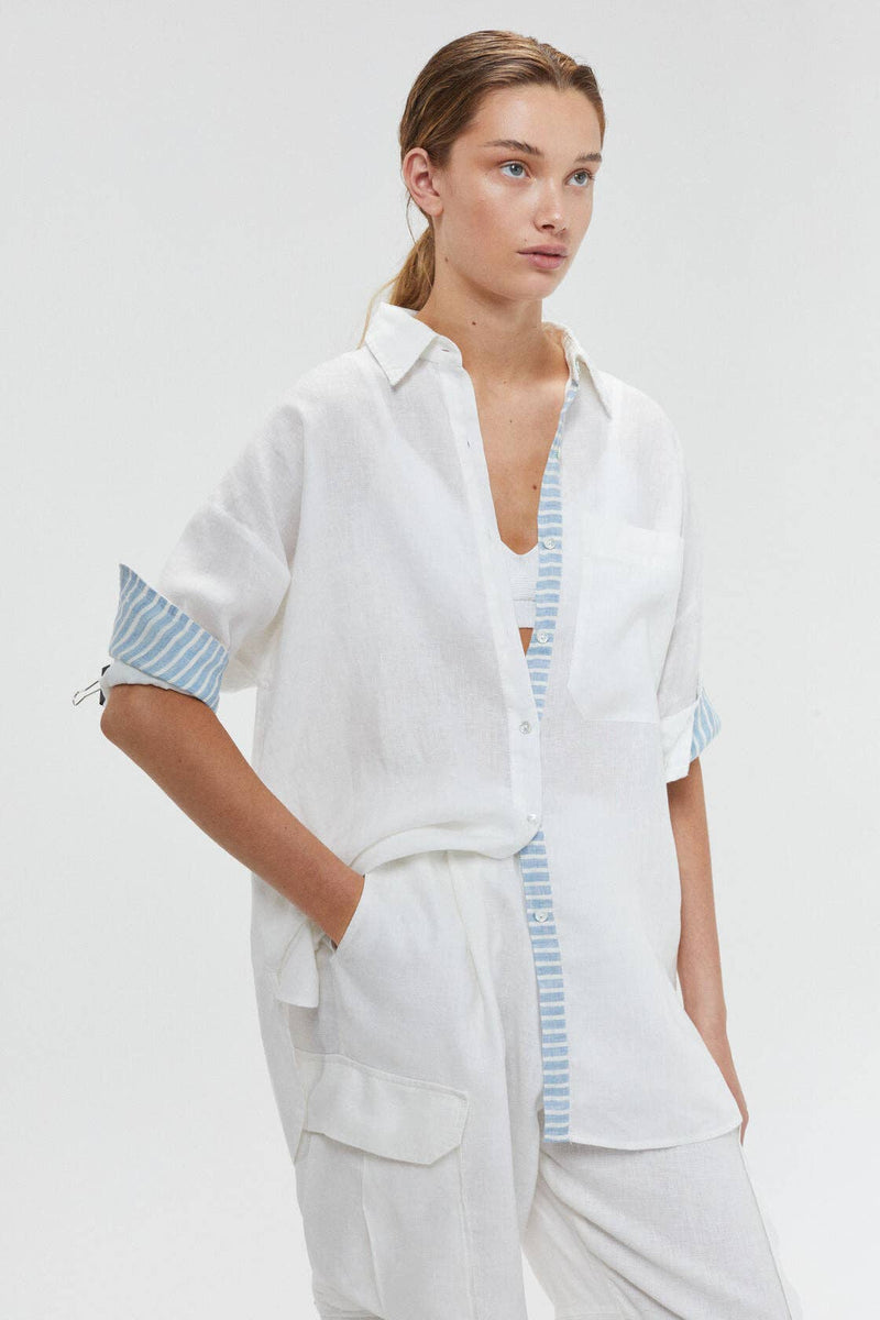 Island Linen Shirt - Off-White