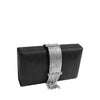 Noir Silver Clutch