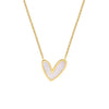 Abigail Mother Of Pearl Heart Necklace