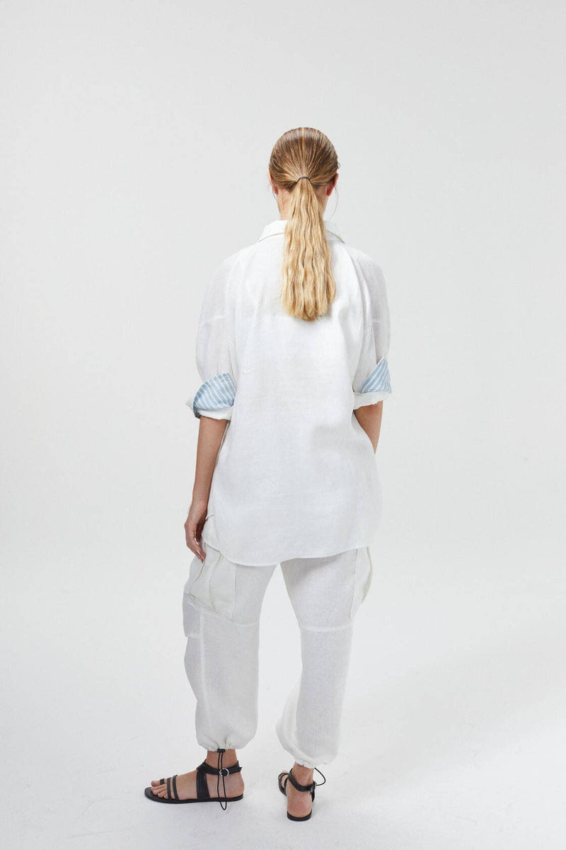 Island Linen Shirt - Off-White