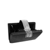 Noir Silver Clutch