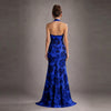 Cenia Signature Floral Halter Gown