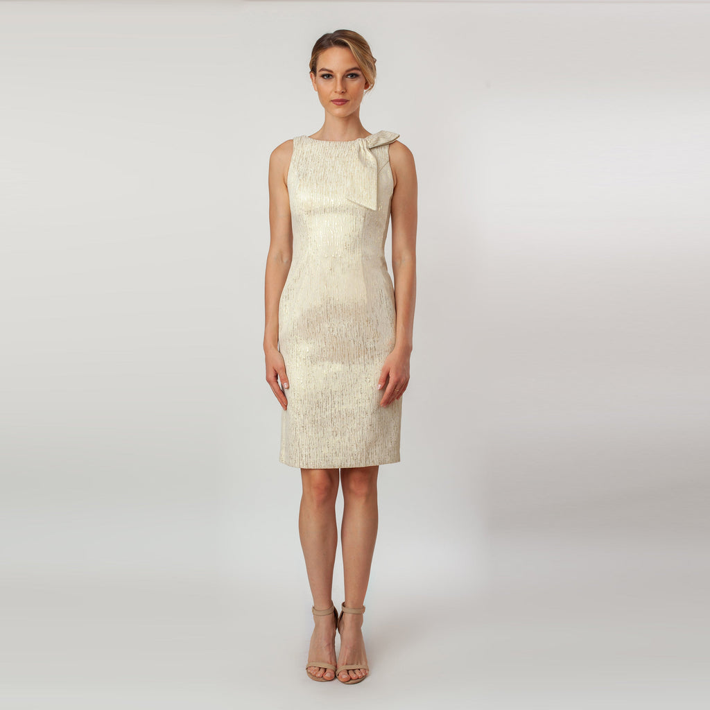 The Signature Boat Neck Bow Sheath Classic - Cenia New York