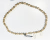 Gold Small Pearl Necklace with Swarovsky Crystals