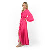 Godetted Cascading Front Maxi Dress - Cenia New York