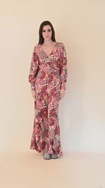 Rouched Leg Surplus Jumpsuit