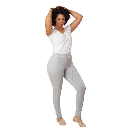 Light Grey Jeans Basic Signature Style - Ceniajeans