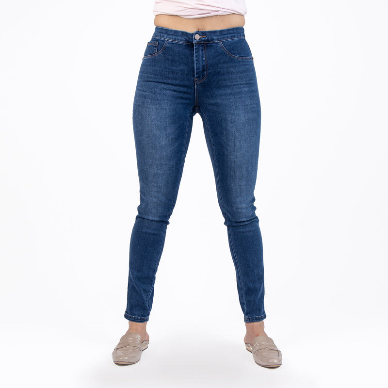 Signature Style Med Wash Denim Jeans - Ceniajeans