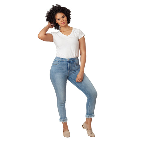 Fashion Style Fringed Leg Jeans - Ceniajeans