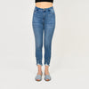 Pearl Beaded Distressed Hem Capris - Ceniajeans