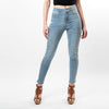 Beaded Snake Trim Side Insert Capris - Ceniajeans