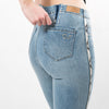 Beaded Snake Trim Side Insert Capris - Ceniajeans