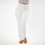 Raw hem cropped bootcut - Ceniajeans