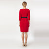 CN7147-Contrast Side Tie Sheath - Cenia New York