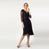 CN7148_Pleated Center Fit & Flare Dress - Cenia New York