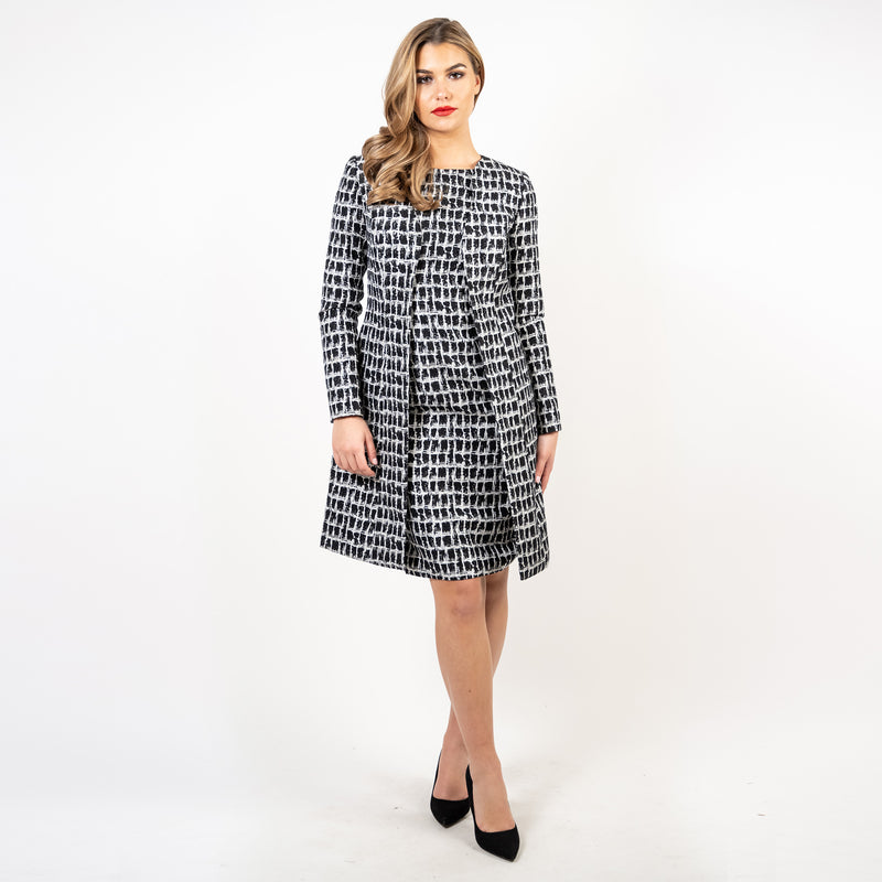 Scalloped Edge Fly Away Coat - Cenia New York